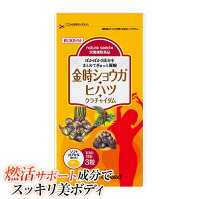 【3つの温め素材で冷え対策】金時ショウガ+ヒハツ+クラチャイダム(1袋/90粒入/約1ヶ月分)【金時ショウガ・ヒハツ・クラチャイダム・黒生姜・黒ウコン】