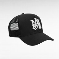 アミリ AMIRI キャップ XMAH009 004 BLACK WHITE MA Logo Trucker Hat MAロゴトラッカーハット 刺繍 コッ…