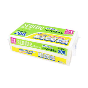 【まとめ買い】スコッティ ペーパーふきん サッとサッと 400枚(200組)