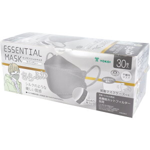 y܂Ƃߔzӂ ESSENTIAL MASK sDz}XN CgO[ FD30-GR }XNP[Xt 30qpi }XN lp  ԕ \h ΍ G`Pbg CtGU ~
