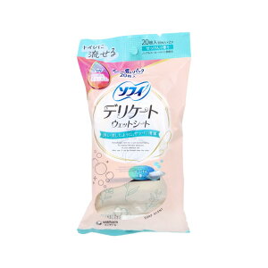 【まとめ買い】ソフィ デリケートウェットシート せっけんの香り 10枚入×2個