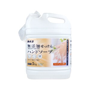 【業務用】無添加せっけんハンドソープ 泡ポンプ・液ポンプ兼用 低臭タイプ 5kg