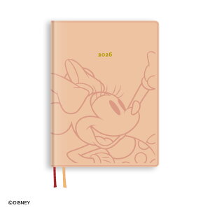 _CS[ 2026N1n܂ fBYj[ Disney Diary B6 EB[N[ ~j[ sN yE6225z 蒠 XPW[8ח\