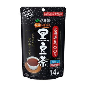 伊藤園 伝承の健康茶 北海道産100%黒豆茶 ティーバッグ 14袋【ポイント2倍】【フラリア】