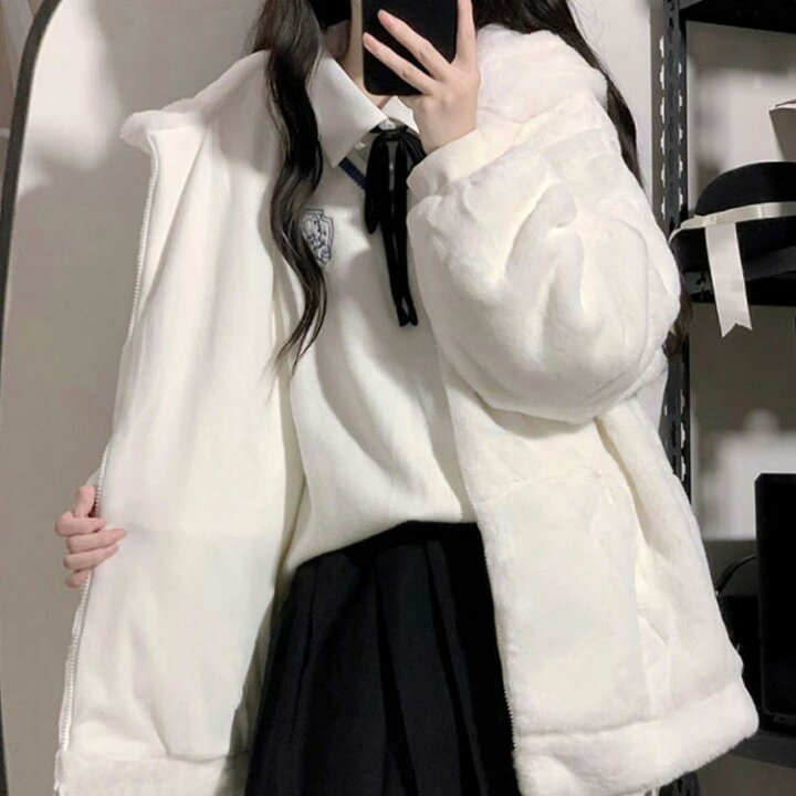 楽天市場】レディース ロング丈 大きいサイズ 白 ファーコート 
