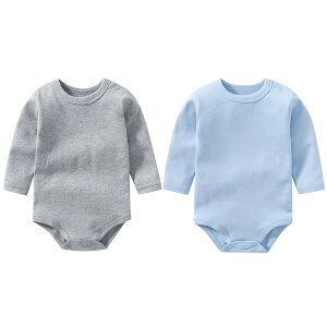 期間限定【50%OFFクーポン配布】ロンパース 冬 2枚セット 長袖 半袖 肌着 前開き 肩開き ボディスーツ ベビー 赤ちゃん 男の子 女の子 無地 綿 下着 出産祝 59 66 73 85 長袖 春 夏 秋 冬 新生児 グ