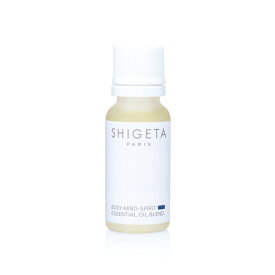 《正規販売店》 ボディー・マインド・スピリット SHIGETA シゲタ 15ml エッセンシャルオイル(精油) ヨガ・瞑想にピッタリのオーガニックブレンドオイル ホーウッド・カモミール・サンダルウッド【s-gift】 心を落ち着かせる　香り