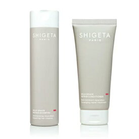 《正規販売店》ワイルドグレースシャンプー＆トリートメント セット SHIGETA シゲタ シャンプー（250ml）+トリートメント（200ml）ダメージ補修 ツヤ・うるおい しっとりまとまる オーガニック 自然派 アロマが香る