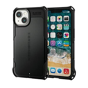 �G���R�� iPhone 14 / 13 �P�[�X �J�o�[ �ϏՌ� �Ռ��z�� ZEROSHOCK [�l�p�_���p�[/�n�j�J���\��/�_�u�����C���[�\��