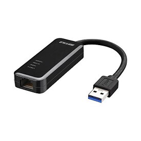 バッファロー BUFFALO 有線LANアダプター LUA4-U3-AGTE-NBK ブラック Giga USB3.0対応 簡易パッケージ 日本