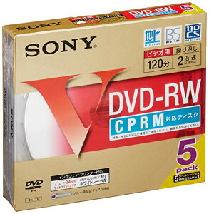 �\�j�[ �r�f�I�pDVD-RW 120�� 1-2�{�� 5mm�P�[�X 5���p�b�N 5DMW12HPS