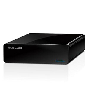 �G���R�� �O�t���n�[�h�f�B�X�N 6TB USB3.2(Gen1) �e���r�^��/�p�\�R���Ή� �É��t�@�����X�݌v ELD-FTV060UBK