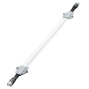 �G���R�� LAN�P�[�u�� 0.4m ���� CAT6A �V���o�[ LD-VAPF6A/SV04