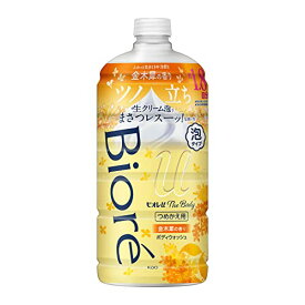 大容量 ビオレu ザ ボディ 〔 The Body 〕 泡タイプ つめかえ用 780ml 「高潤滑処方の生クリーム泡」 ボディソープ 金木犀の香