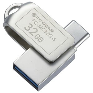 �I�[���d�@ USB�������[ 32GB TypeC&TypeA�Ή� PC-MC32G-S 01-0063 OHM