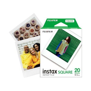 instax �x�m�t�C����(FUJIFILM) �X�N�G�A�t�H�[�}�b�g�t�B���� 20���� instax SQUARE INSTAX SQUARE