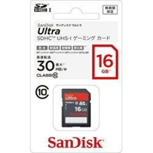 SANDISK �E���g�� SDHC UHS-I CLASS10 16GB �kSDSDUG-016G-J35�l