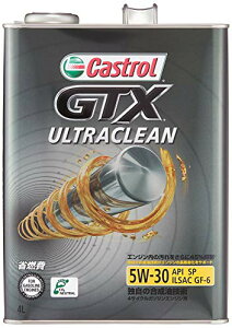 JXg[(Castrol) GWICGTX ULTRACLEAN 5W-30 API SP 4L 4փK\Ԑp ij[ApbP[Wœ͂ꍇ܂j