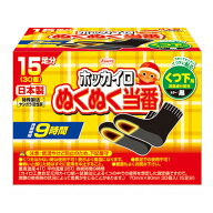 ホッカイロ ぬくぬく当番 貼る くつ下用 15足分(30個入)