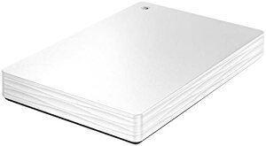 I-O DATA USB 3.1 Gen 1/2.0�Ή� �|�[�^�u���n�[�h�f�B�X�N �u�J�N���� Lite�v �z���C�g 1TB HDPH-UT1W
