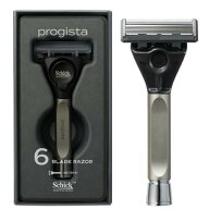Schick(シック) progista プロジスタ 6枚刃シェーバーホルダー（刃付き） 男性カミソリ ひげそり