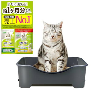 デオトイレ らくらくシンプル 本体セット ダークグレー