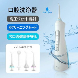 家庭/旅行/出張用 USB充電式 3モードの調整 高圧洗浄器 超音波水流 ハンディタイプ 歯用ツール 口腔洗浄器