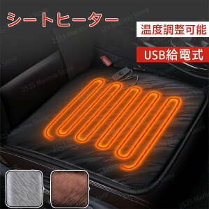 車載 発熱マット ホットマット 電気マット 電気ホットマット usb給電式 カーシート ホット 車 後付け