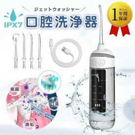 ウォーターフロス 歯間洗浄機 2200mAh 水歯磨き 水歯磨き 口腔洗浄器 ジェットウォッシャー 水圧歯ブラシ ウォーターブラシ