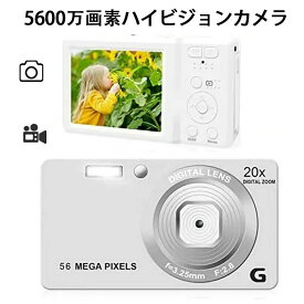 動画5600万画素 16倍ズーム オートフォーカス ウェブカメラ機能 手振れ補正 軽量 携帯便利 3インチIPS大画面