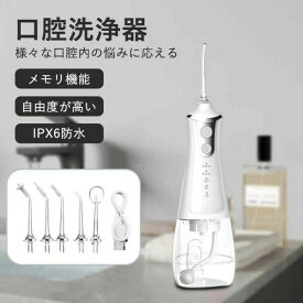 300ml大容量 水流歯ブラシ 歯石取り 口内洗浄機 口腔ケア 口腔洗浄機 コードレス口腔洗浄機