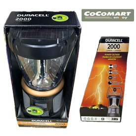 DURACELL 2000ルーメン ランタン ソーラー充電 内臓バッテリー 携帯充電 キャンプ 防災 備え 非常時 電気 明るい コストコ Costco