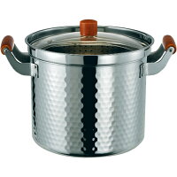 ぱすた&めんぽっと22cm PM-22 IH対応パスタポットパスタ鍋 中子付 ストレーナー付 ガラス蓋パスタポット