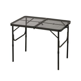 BUNDOK　FD　パンチングテーブル　S　BD-170　天板（約）90.5×60cm　ローテーブル　ハイテーブル　パンチングメッシュテーブル　パンチングテーブル　メッシュテーブル　スチールテーブル　送料無料　沖縄県へは発送できません