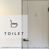 ドアステッカー 2. TOILET トイレ シンプル お手洗い ルームサイン ステッカー ピクトサイン イラスト ア…