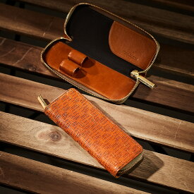 【ココマイスター】サバンナ・ペンケース メンズ 革 日本製 ブランド ココマイスター イタリア レザー ステーショナリー ギフト 経年変化