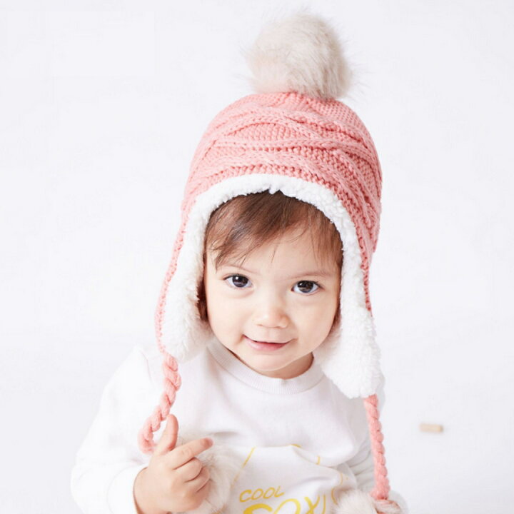 楽天市場 送料無料 ベビー 幼児 子供 ニット帽子 ベビーニット帽 あったか ボンボン 防寒 帽子 ニットキャップ 人気ニット帽 キッズ 帽子 女の子 男の子 かわいい シンプル お出かけ あかちゃん 即納 出産祝い プチギフトに ココネットコ