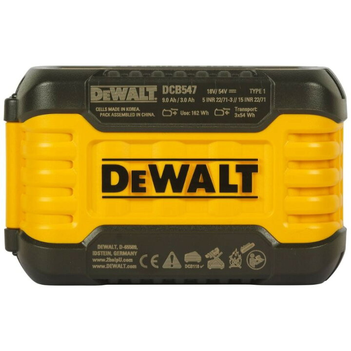 楽天市場】[正規品]デウォルト（DEWALT）54V/18V FLEXVOLTバッテリー 