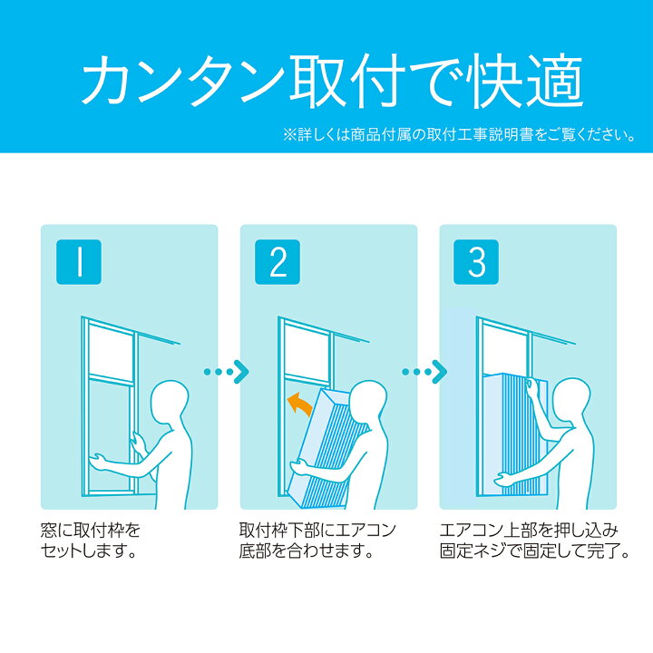楽天市場】コイズミ 窓用ルームエアコン 6畳 マイナスイオン KAW19251W 