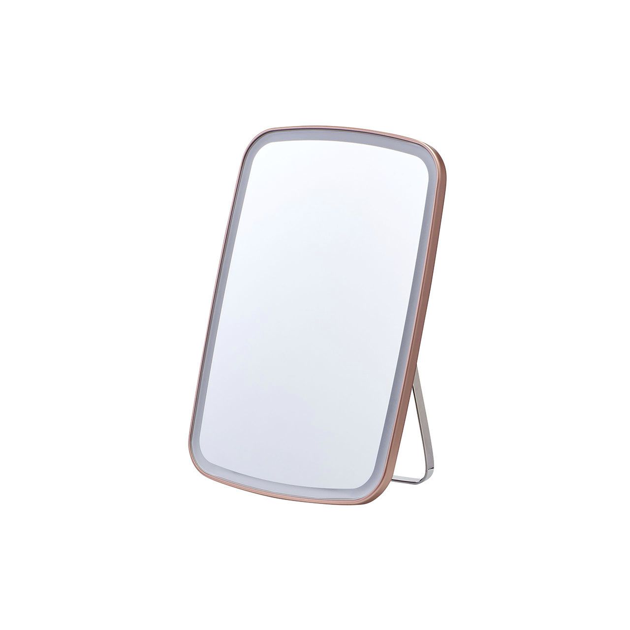 コイズミ LEDミラー ピンク KBE3190P ココニアル 拡大鏡 鏡 卓上ミラー スタンドミラー メイク 化粧鏡 ライト付き 卓上鏡 5倍 KOIZUMI