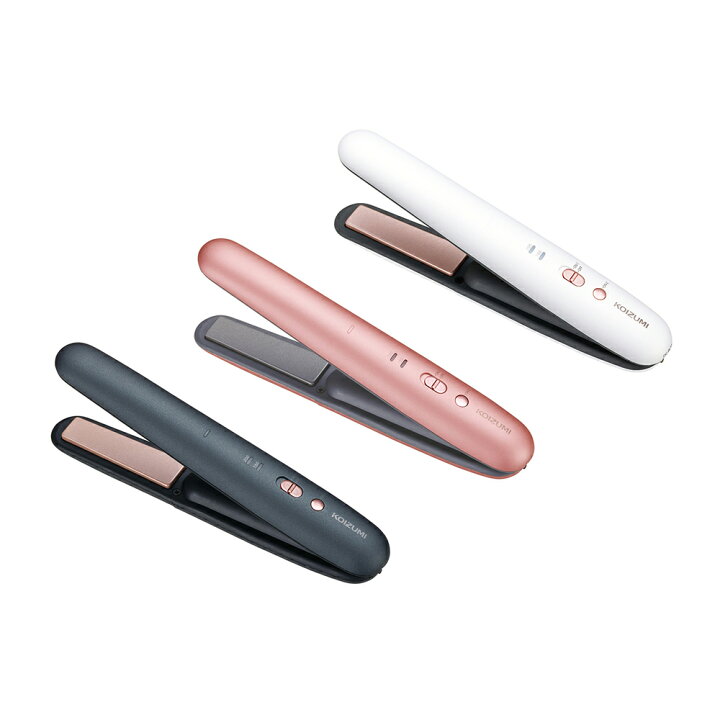楽天市場】コイズミ 充電式 コードレス ヘアアイロン KHS-8640 送料 