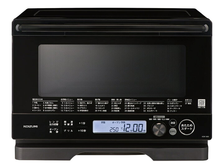 楽天市場】コイズミ 18L オーブンレンジ KOR1803K | 電子レンジ 