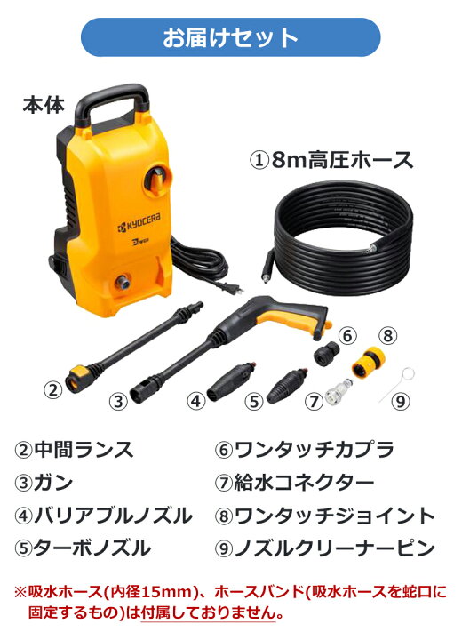 楽天市場】京セラ（リョービ） 高圧洗浄機 KJP1440 KJP-1440 送料無料 