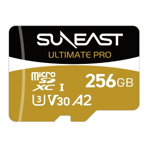 [�݌ɏ���]SUNEAST ULTIMATE PRO �}�C�N��SD�J�[�h 258GB microSDHC/XC UHS-I Card�@SE-MSDU1256B185 GoPro���쌟�؍ς� ���i���������[�J�[�h �������K�i MSDU1256B �݌Ɍ���
