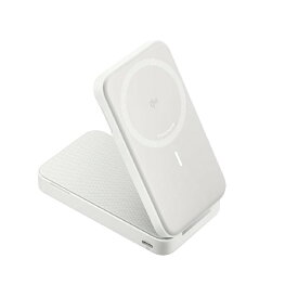 【早いもの勝ち】 在庫処分特価 アンカー Anker MagGo Power Bank 6 ホワイト A1643021 送料無料 ココニアル 正規品 充電器 モバイルバッテリー スタンド マグネット式ワイヤレス充電 スマホ充電 パススルー充電 新品 未使用 未開封品 充電 在庫限り