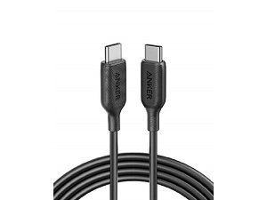 [�݌ɏ���] �A���J�[ Anker PowerLine III USB-C & USB-C 2.0 A8856011�@�u���b�N 100W �P�[�u�� 1.8m �d���P�[�u�� �[�d�P�[�u�� �R�[�h �݌Ɍ���