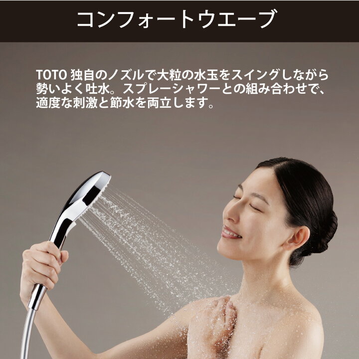 楽天市場】TOTO ウルトラファインバブル シャワーヘッド SYAWLA 