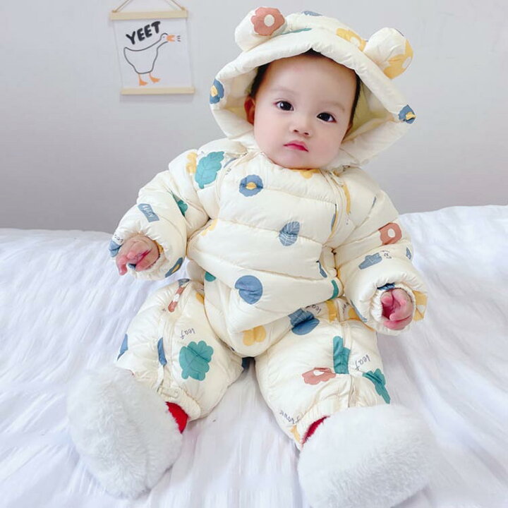 ジャンプスーツ（ロンパース）｜PUPPAPUPO（プッパプーポ）のファッション通販 - ZOZOTOWN Shwally オーガニックベビーバンブーロンパース17のシグネチャープリント-幼児用ジッパージャンプスーツ