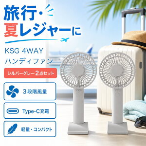 ���s �ă��W���[ KSG 4WAY �n���f�B�t�@�� �V���o�[�O���[ 2�_�Z�b�g �y�� Type-C�[�d