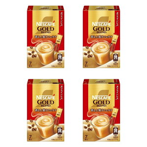 NESCAFE �l�X�J�t�F �S�[���h�u�����h GOLD BLEND �J�t�F�C�����X �X�e�B�b�N�R�[�q�[ 7�{�� × 4���Z�b�g